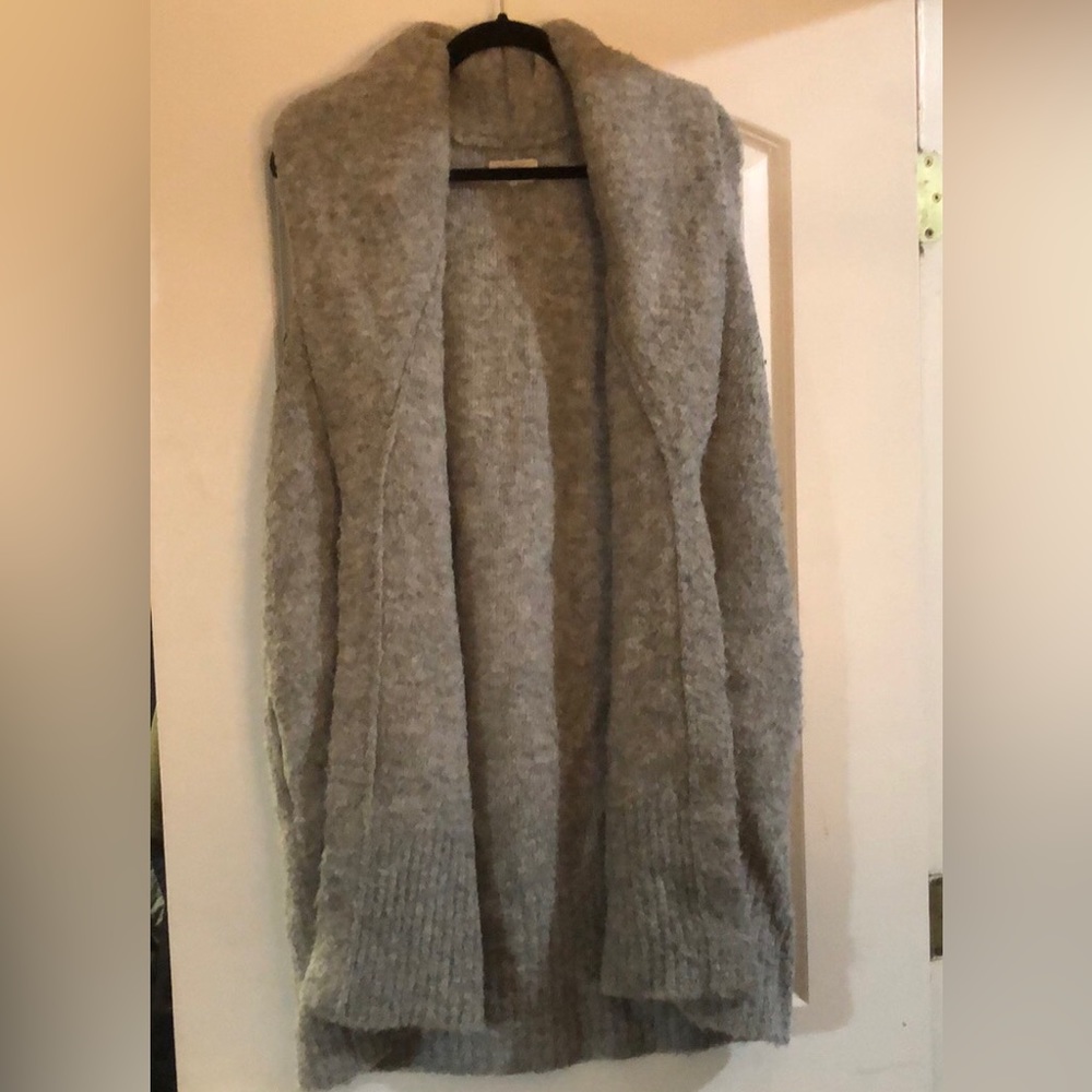 Lou&Grey long sweater vest with side pockets